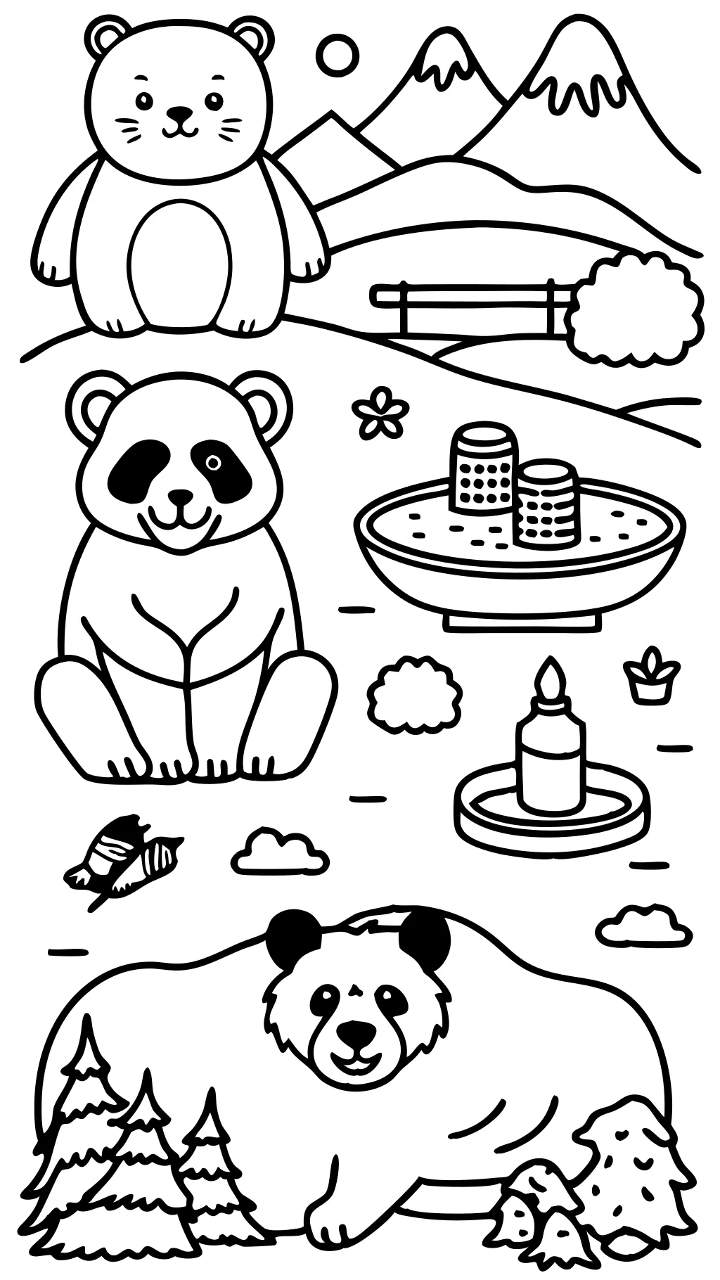 coloring pages bears